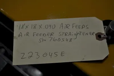 USED AIR FEED INC. AF-1