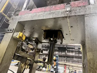 30 TON METAL MECHANICS 4 POST HYDRAULIC FORMING PRESS , 24" STROKE, NEW1999: STOCK #21949