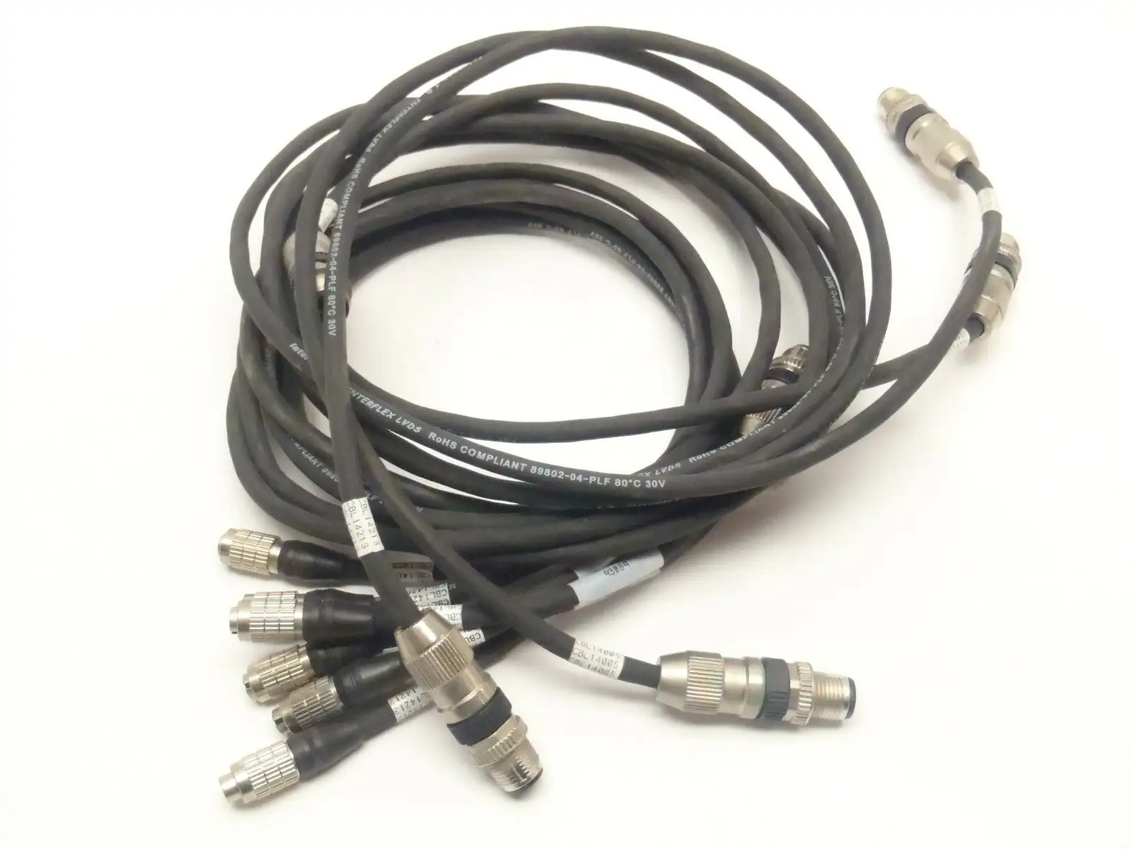 90682-5M | Intercon 90862-5M Cable Assembly Various Lengths LOT OF 6 - Used