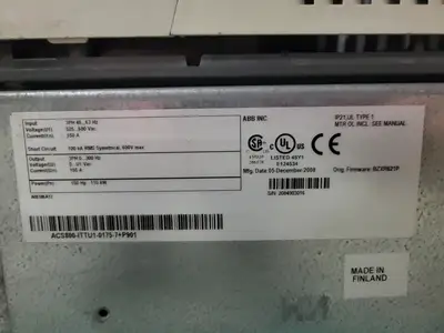 USED ABB ACS800-ITTU1-0175-7+P901