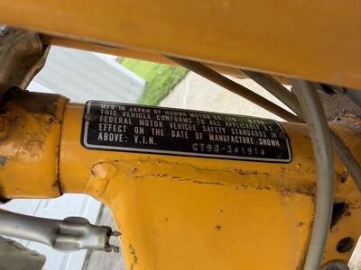 Used 1970 HONDA TRAIL 90 Motorcycles (Misc) Michigan US | Miedema Asset Management Group #1293947