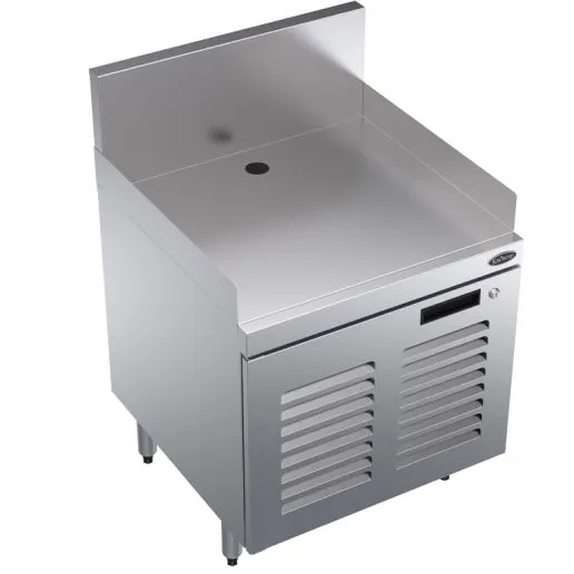 New | in-Stock Krowne Old Stock Krowne KR24-PC24 Royal Series 24"L x 24"D P.O.S. Cabinet With Door And Side Splashes Food Prep Tables Illinois US | Falcon Restaurant Supply #1375744