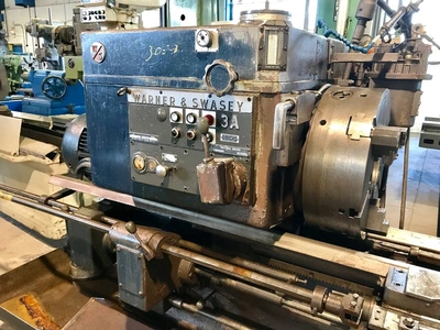 3A WARNER & SWASEY Extended Bed Turret lathe, 1966