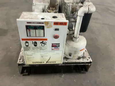 Used 1997 GARDNER DENVER EBERGH AIR COMPRESSOR Rotary Screw & Sliding Vane Air Compressors Michigan US | Miedema Asset Management Group #1320538