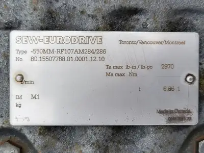 USED SEW-EURODRIVE 550MM-RF107AM284/286