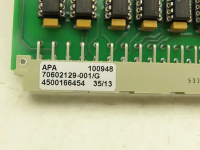 SMS Elotherm APA Printed Circuit Control Board PCB Card 70602129-001/G