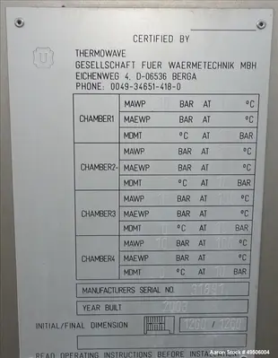 Used KRONES TL 500 FBXV Heat Exchangers Illinois US | Aaron Equipment #85048