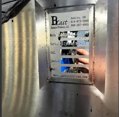 Used BCAST STAINLESS PRODUCTS BC-SSST3000 Stainless Steel Tanks California US | Machinery & Equipment #1513368