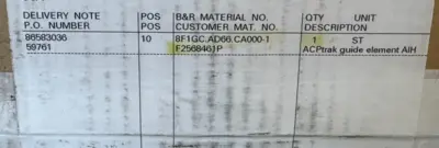 NEW B&R 8F1GC.AD66.CA000-1 ACPtrak GUIDE ELEMENT CB 180 DEG.