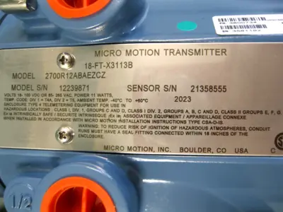 NEW Micro Motion 2700 R12 AB AEZCZ