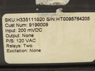Simpson H335111020 Model H335 200mVDC Digital Panel Meter 120 VAC Power Supply