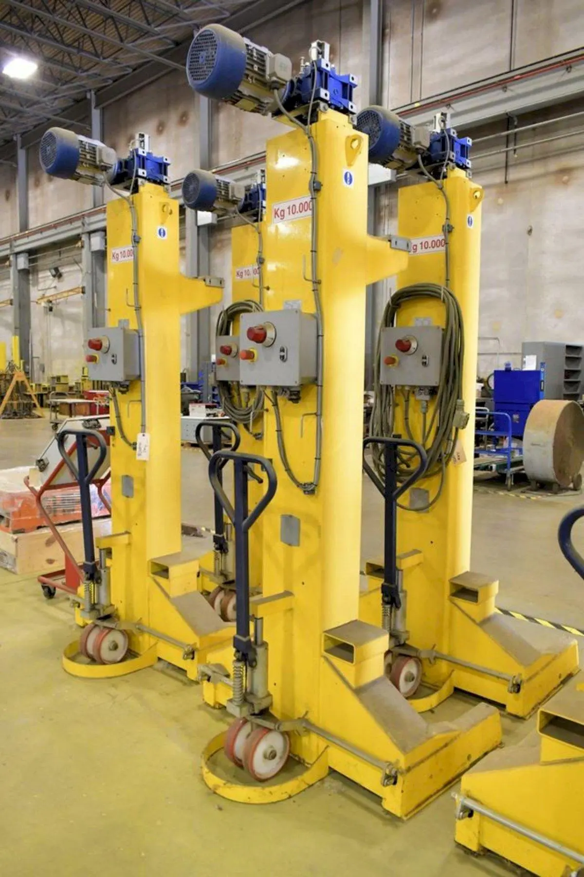 80,000 LBS WHITING MODEL #SCM-100F.4 PORTABLE RAIL ROAD LIFT JACKS, 2015: STOCK #23685