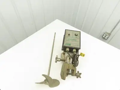 Mix-Mor D-13 Accumix Tank Mixer Clamp-On Agitator Drive 115V Variable Speed