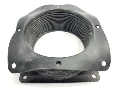USED HOFFMAN NVENT FLEXIBLE FITTING FEED-THROUGH 8" X 8" 15810 NO HARDWARE