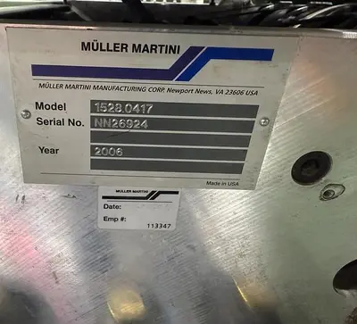 USED 2006 MULLER MARTINI PRESTO II SADDLE STITCHER