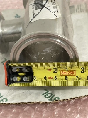 New 2x1” Reducing Tee SS 316L  Fast Shipping +Warranty