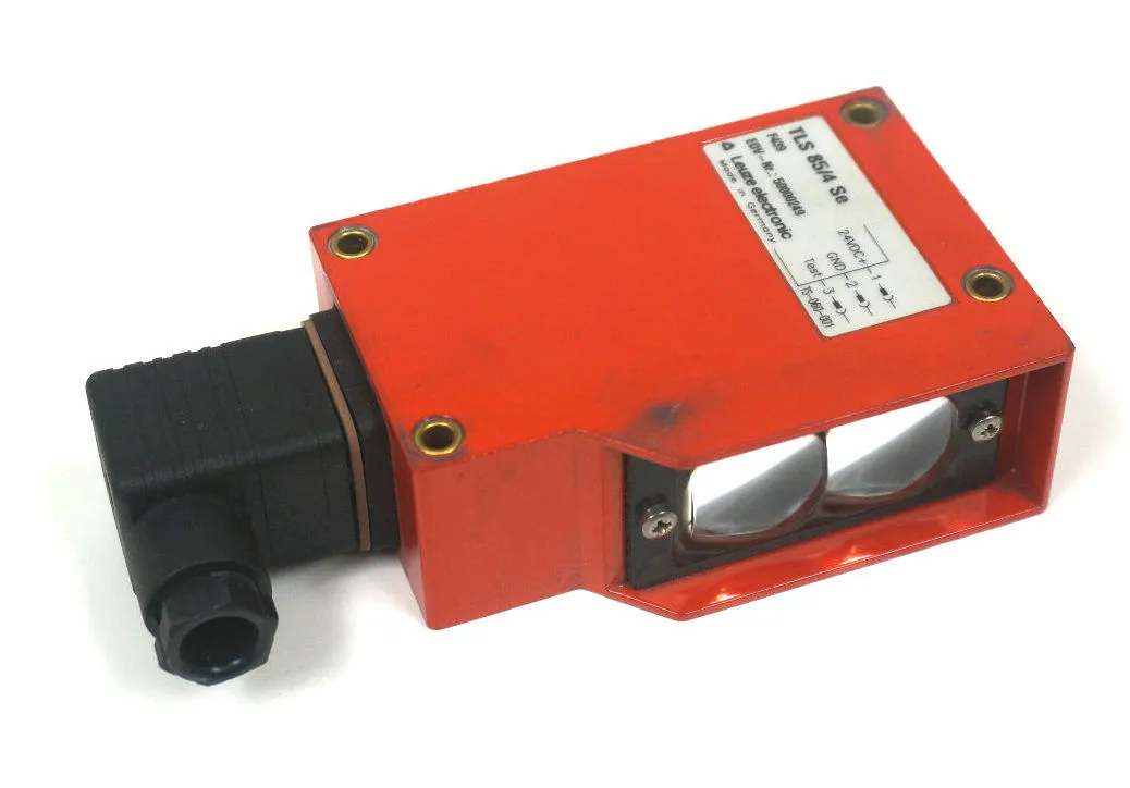 USED LEUZE ELECTRONIC TLS-85/4-SE PHOTOELECTRIC SENSOR EDV-NR.: 50000249