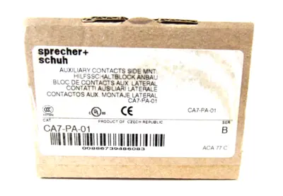 LOT OF 8 NEW SPRECHER & SCHUH CA7-PA-01 AUXILIARY CONTACTS CAPA01