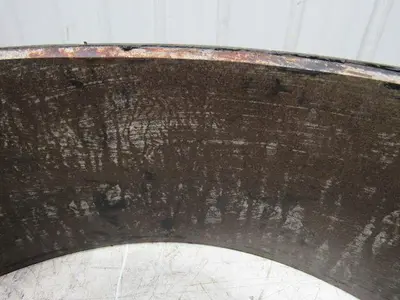 Mega-T Uniforce 22 X 6 X 17-3/4 Traction Press On Rubber Forklift Tire Wheel