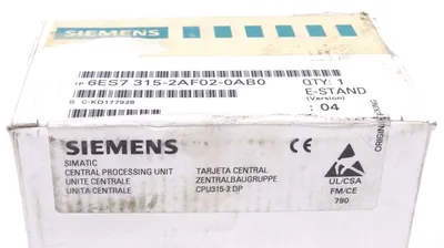 NEW SEALED SIEMENS 6ES7 315-2AF02-0AB0 CPU 6ES73152AF020AB0