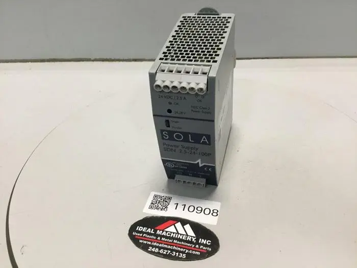 Used SOLA SDN2.5-24-100P Power Supplies Michigan US | Ideal Machinery #589169