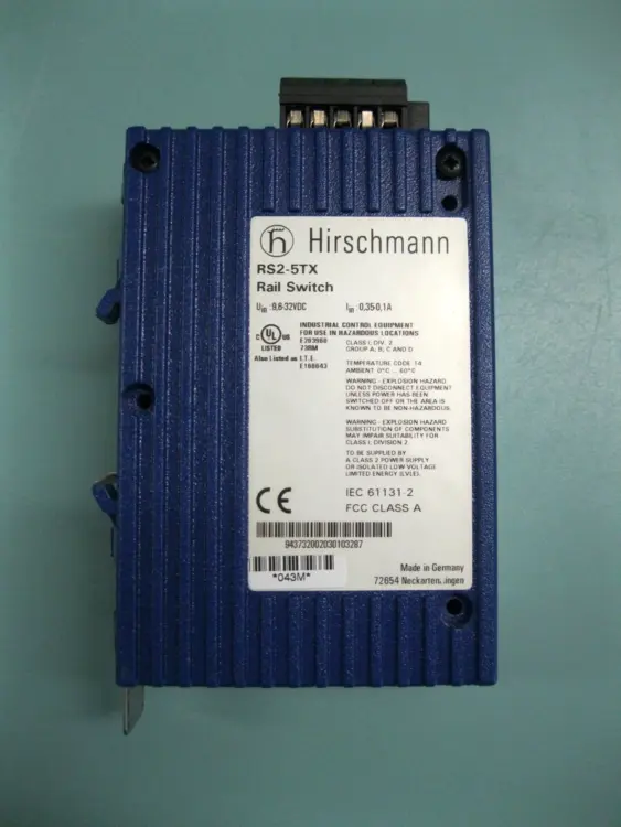 Used Hirschmann RS2-5TX Automation Control (HMI) New Hampshire US | Bitter End Trading #1128268