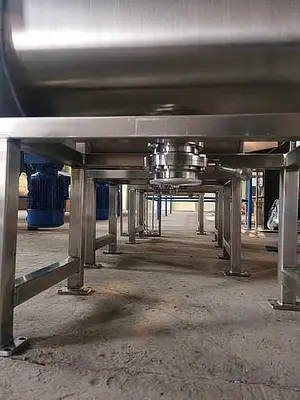 New 5 Cubic Foot Stainless Steel Ribbon Mixer, 3 HP #4679753