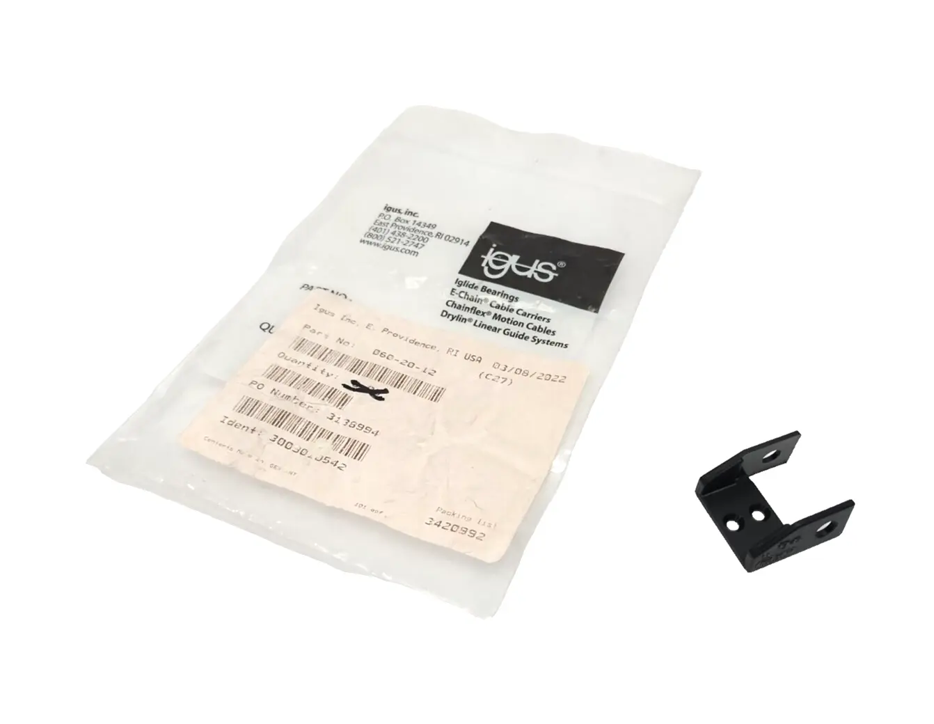 060-20-12,060-20-1P,060.20.1P | Igus 060-20-12 E-Chain One Piece Mounting Bracket 060.20.1P - New Other