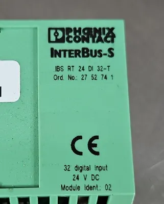 Phoenix Interbus-S Digital Input IBS RT 24 DI 32-T (Ord:2752741) Loc 3D-5