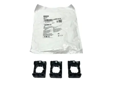 New | in-Stock Siemens Holder, Universal, 3-Fold, Plastic/Metal LOT OF 3 Panel Mounts Michigan US | Maverick Industrial Sales #1391362