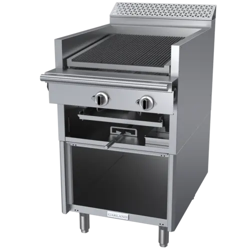 Garland C24-ABS 24" Gas Range w/ Charbroiler & Storage Base, Natural Gas