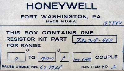 NEW HONEYWELL 730718-999 RESISTOR ASSEMBLY 730718999 39440