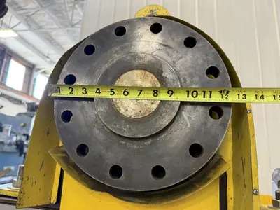 120" SWING X 208" LONG WELDING SYSTEMS HEADSTOCK & TAILSTOCK POWERED WELDING POSITIONER / PIPE ROLLER: YOBRO #23957