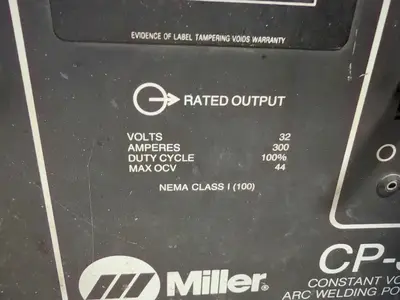 Used MILLER CP300 Mig Welders Ohio US | HGR 24 #1184380