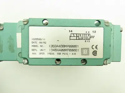 Numatics 135BA43BMP00061 Pneumatic Air Solenoid Valve/Manifold Assembly
