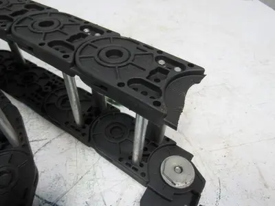 Gleason Reel P128G Power Trak 4" x 1" Cable Carrier Drag Energy Chain 6'
