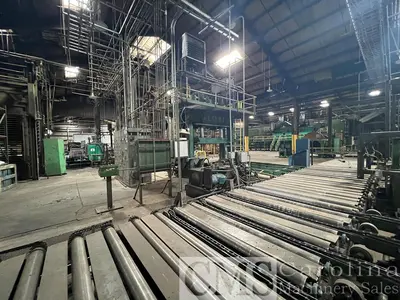 USED GLOBE PLAYWOOD LAYUP LINE AND GLOBE PRESS