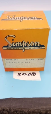 New | in-Stock Simpson model 155 #6080 Meters - Misc Arizona US | ASSET CONVERSION SPECIALISTS, INC. #1293418