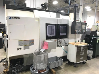 2012 OKUMA LB-3000EX-II-MYW 800 SPACE TURN CNC Lathes | Tight Tolerance Machinery (1)