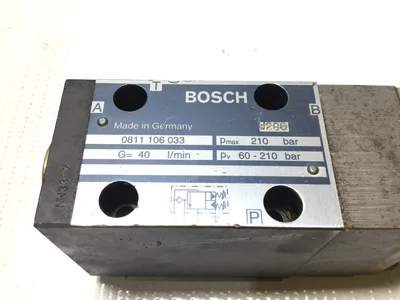 Bosch 0811-106-033 Directional Control Valve 210 Bar Pmax