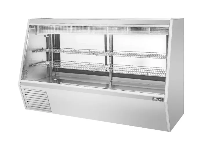 Migali 7 Ft Deli Display Case, Straight Glass