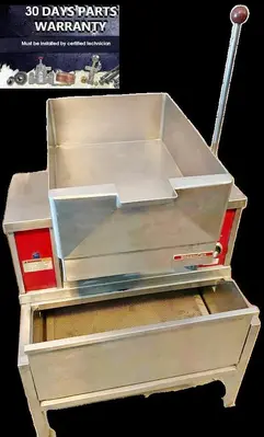 Crown Tilting Skillet. High Volume Cooking stove. 3 phase Model BECT-12. 45L Capacity