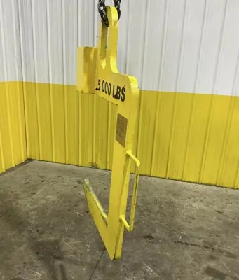 5,000 LBS X 24" ICHS COIL LIFT C HOOK. STOCK # 0537326