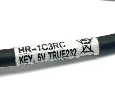 Used KEYENCE Rev. A Communication Cable for HR-100, Curled Type 3m Misc Electrical & Power Parts Michigan US | Maverick Industrial Sales #1395759