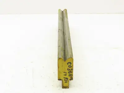 Press Brake Die 15-3/8" Long 90° V 1/2" W 1/4" D 1-3/4" H 1/2" Tang