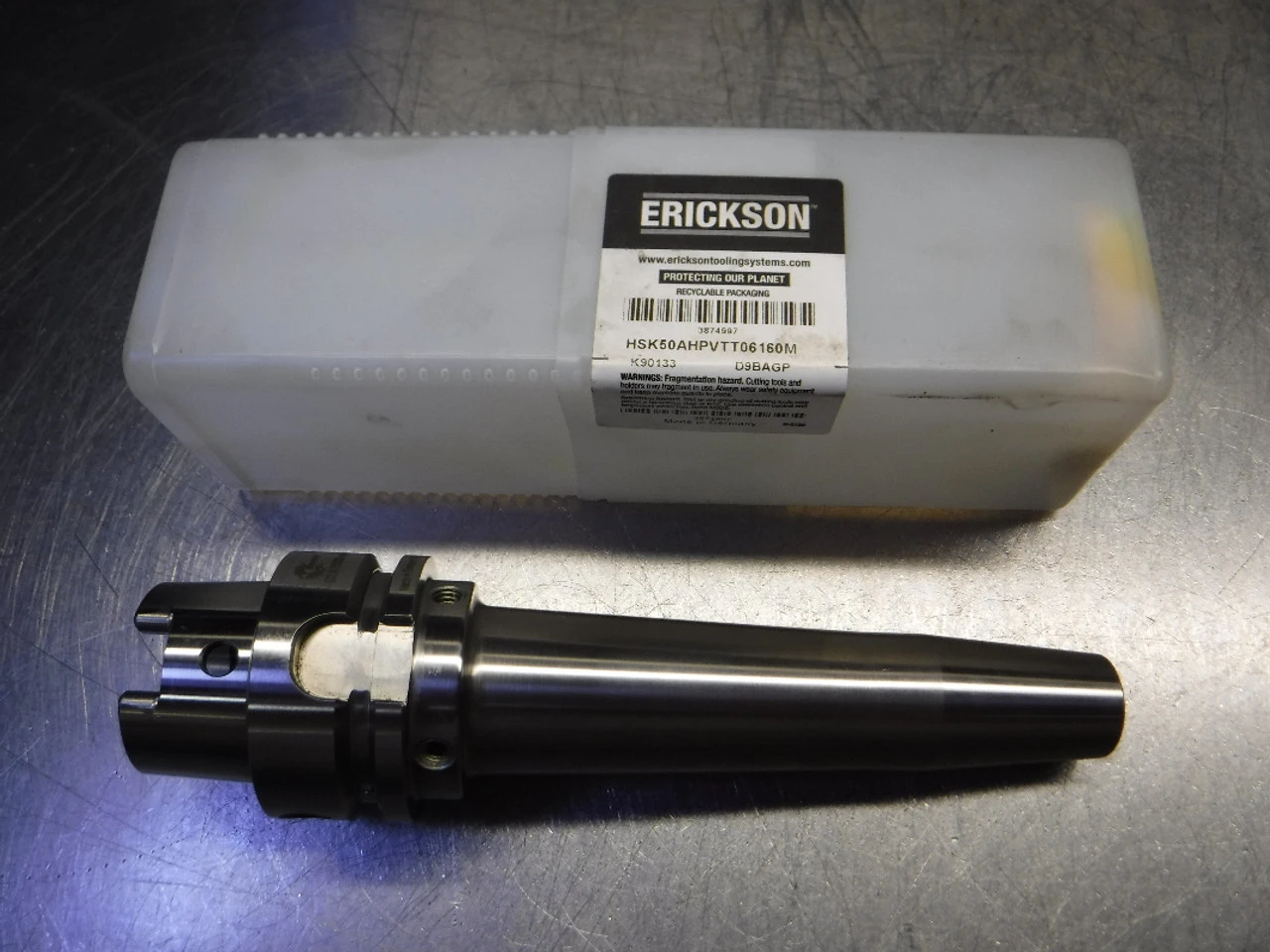 Erickson HSK50A 6mm Shrink Fit Tool Holder 160mm pro HSK50AHPVTT06160M (LOC2072A)