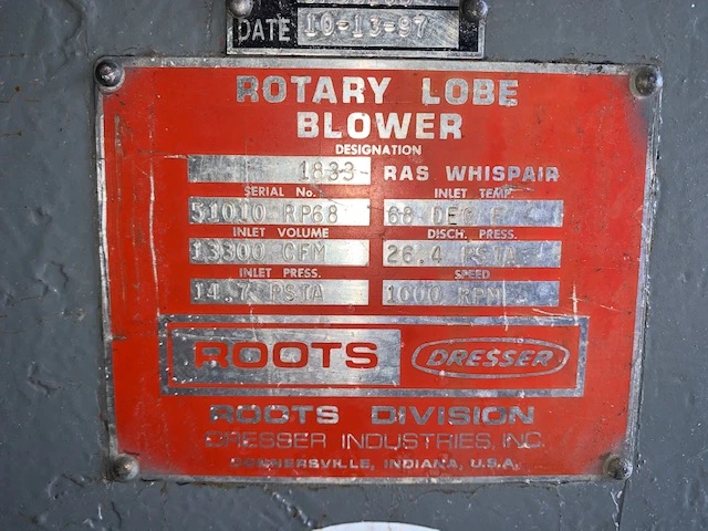 Used Roots Dresser _UNKNOWN_ Blowers Minnesota US | Peak Machinery, Inc. #286247