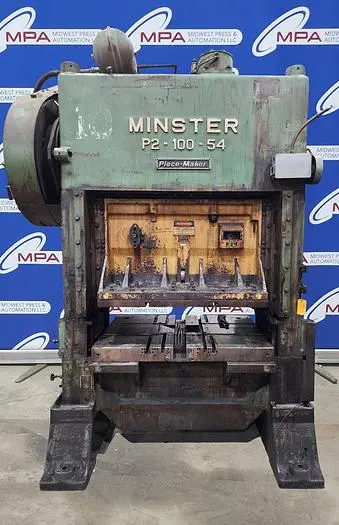 Used 1963 MINSTER P2-100-54 High Speed Production Presses Michigan US | Midwest Press and Automation #564195