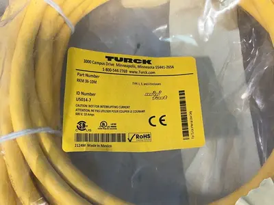 New | in-Stock TURCK RKM 3610M Cable & Wire Ohio US | HGR 24 #1266485