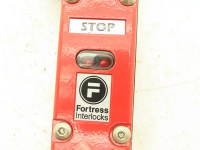 Fortress Interlocks ATHSTOP024 LOK Interlock Safety Switch Stop W/Security Bit
